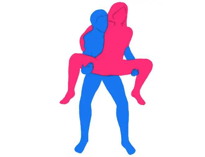 Posición sexual La Ardilla Voladora de los Susurros