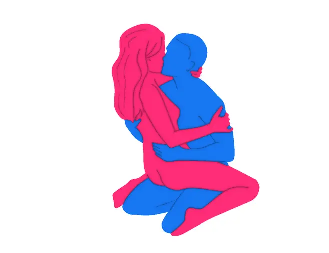 Posición sexual Abrazados en la Luna