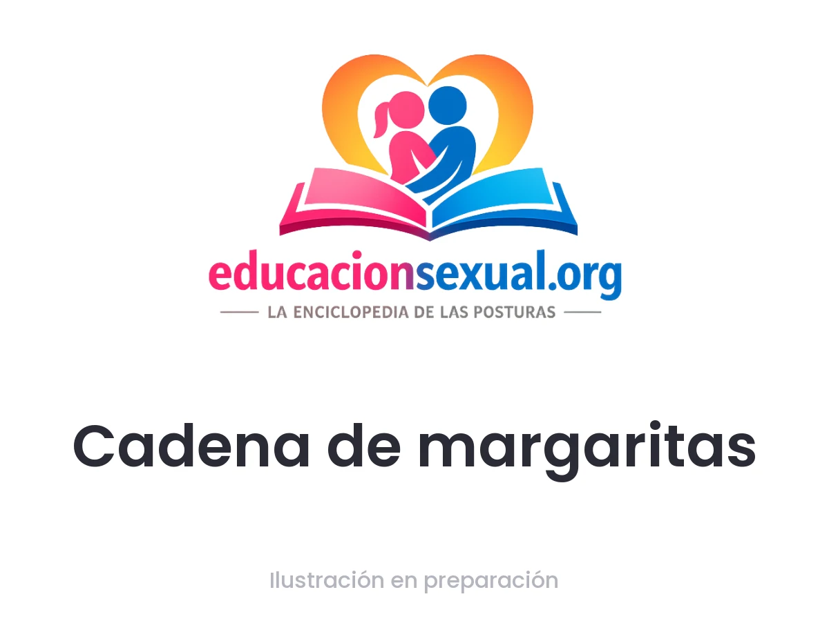 Posición sexual Cadena de margaritas: Imagina tres cuerpos entrelazados en una cadena de besos íntimos. Una persona se coloca boca arriba, otra encima de ella en sentido inverso,