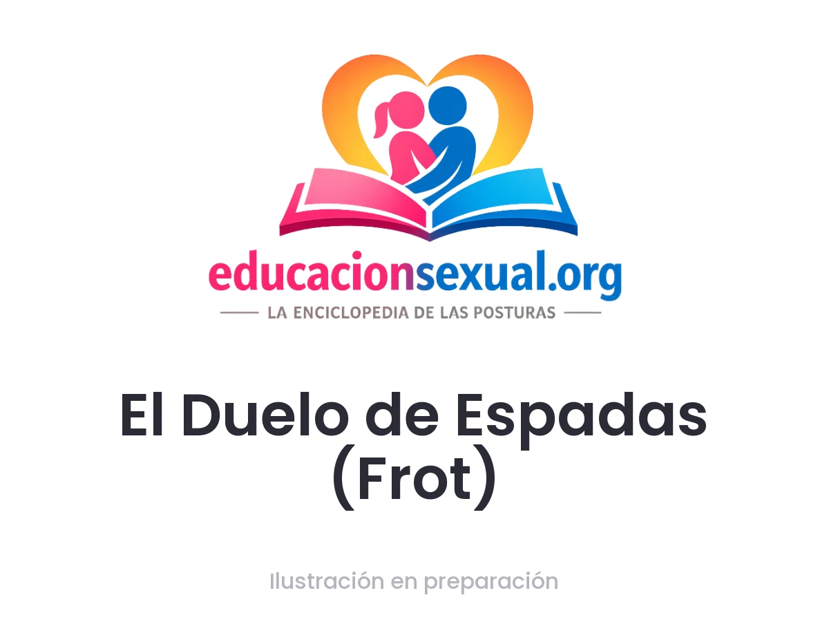 Posición sexual El Duelo de Espadas (Frot): Dos cuerpos desnudos frente a frente, con los penes erguidos rozándose suavemente. Los participantes se apoyan en sus brazos o en la cama, m