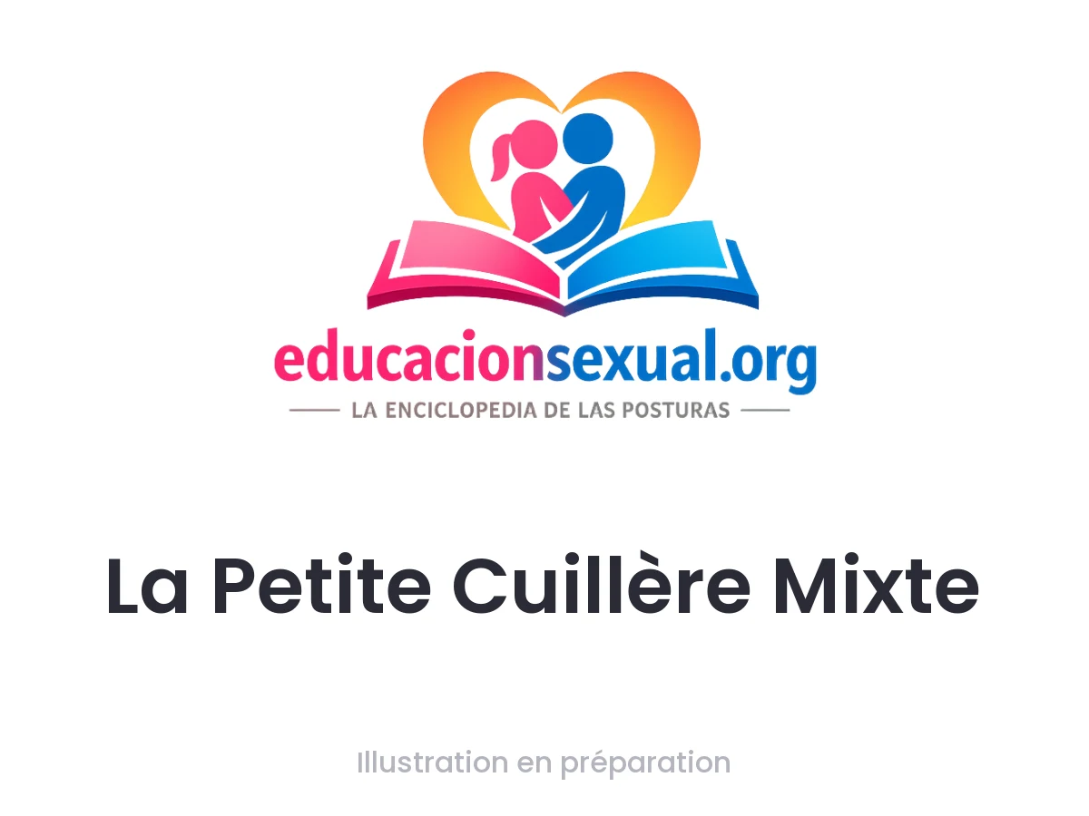 Position sexuelle La Petite Cuillère Mixte: Une femme s'allonge sur le côté tandis que l'homme la pénètre par derrière. La deuxième femme se place devant, offrant des caresses et une s