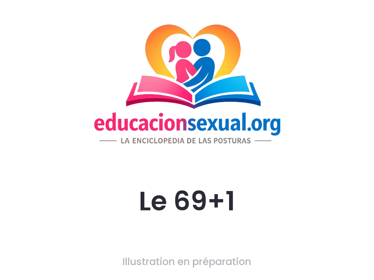 Position sexuelle Le 69+1: Deux participants se placent en position 69, tandis que le troisième se positionne derrière l'un d'eux pour pénétrer ou stimuler. La dynamiq