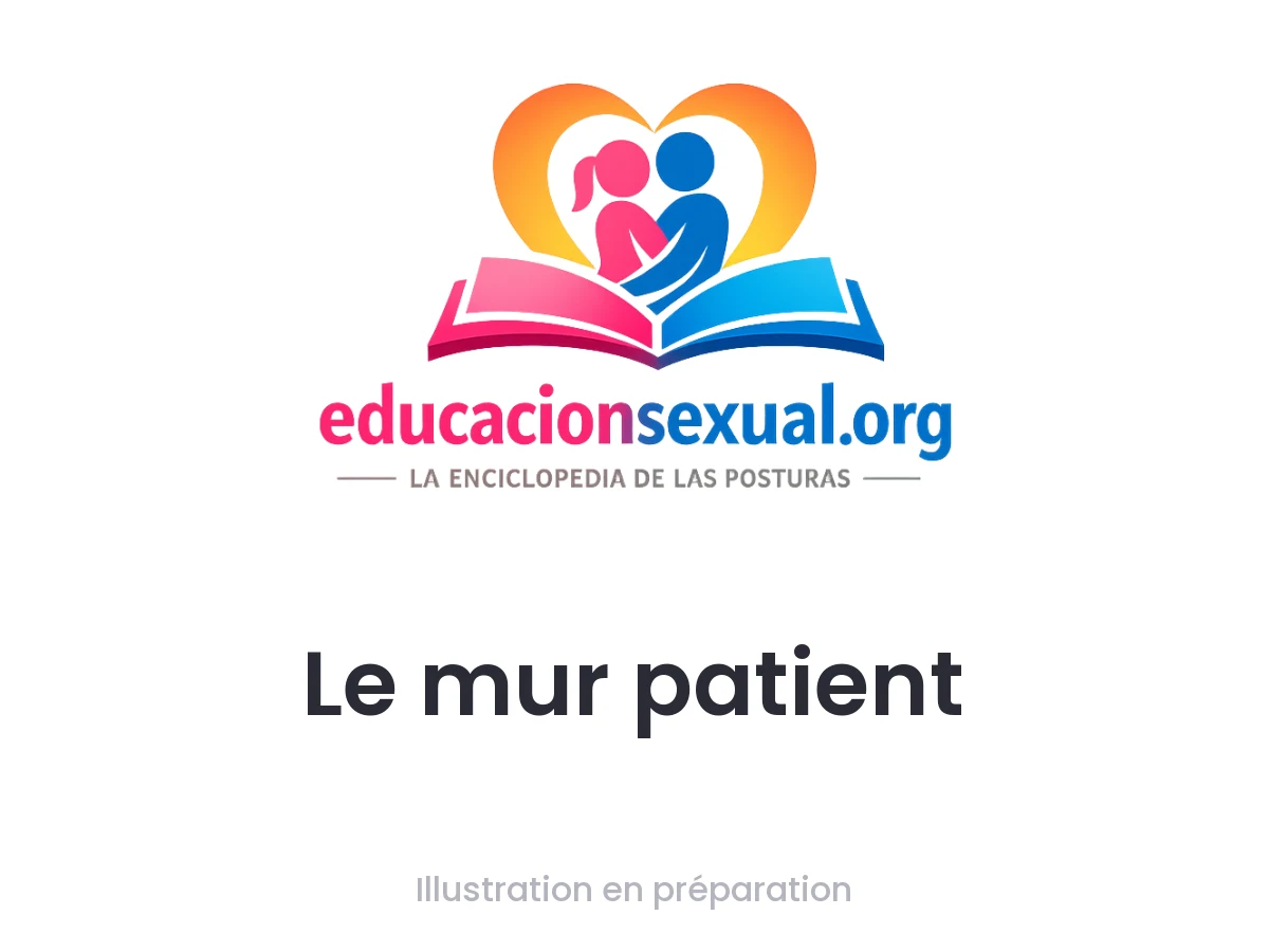 Position sexuelle Le mur patient: Assis avec le dos appuyé contre le mur, les jambes légèrement écartées et la main libre pour stimuler. L'angle du bassin permet un contrôle 