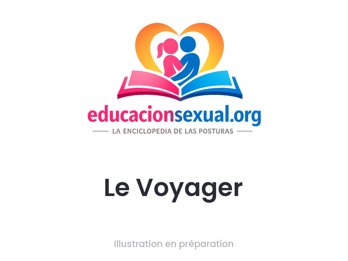 Position sexuelle Le Voyager: Une personne pénètre une autre tandis que la troisième observe et se stimule. Les corps s'alignent en un triangle de plaisir, avec le specta