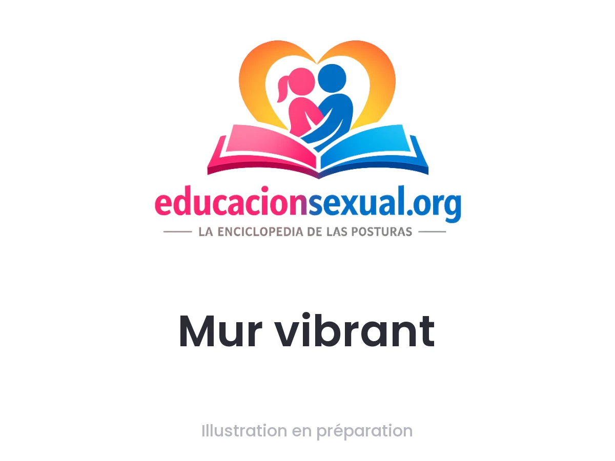Position sexuelle Mur vibrant: Debout face au mur, pieds écartés à la largeur des hanches et genoux légèrement fléchis, une main à plat sur le mur pour l’équilibre et l’au