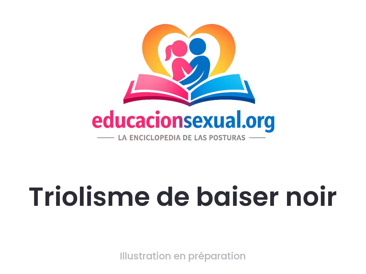 Position sexuelle Triolisme de baiser noir: Une personne se met à quatre pattes, sur les mains et les genoux. Les deux autres s'agenouillent derrière elle et se relaient : l'une pratiq